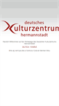 Mobile Screenshot of kulturzentrum-hermannstadt.ro